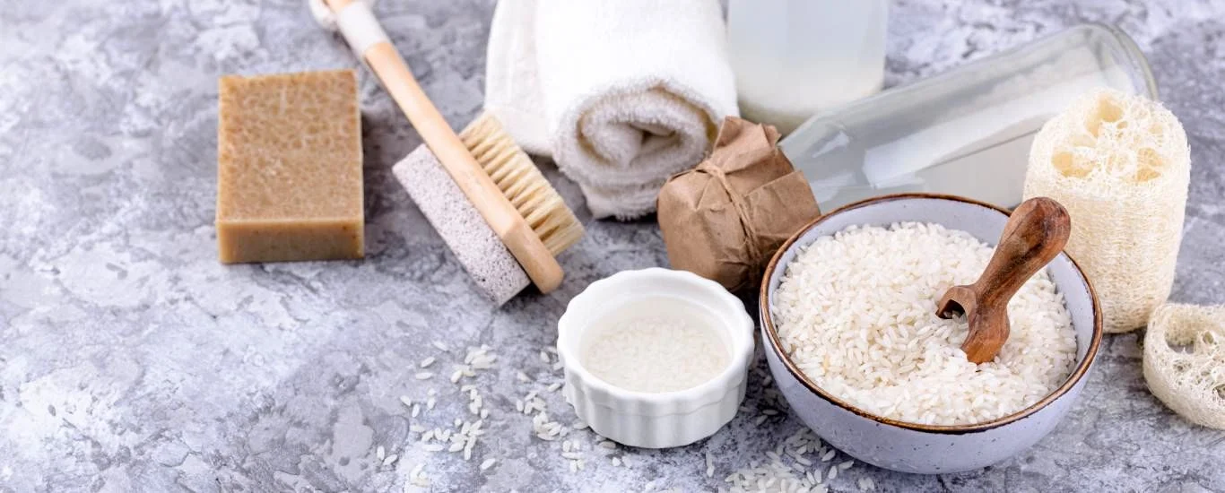 درمان ریزش مو با آب برنج